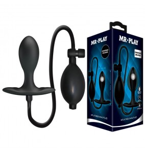 MR PLAY - Inflatable Anal Plug (Black)